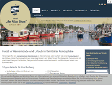 Tablet Screenshot of hotel-am-alten-strom.de